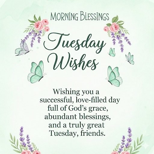 Cute Tuesday Wishes for Friends